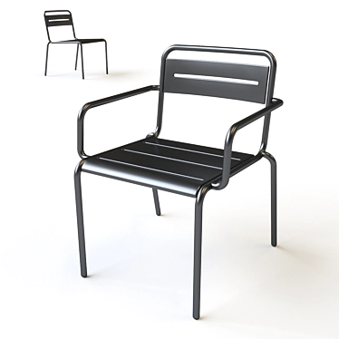 Leone Soga Outdoor Chair 3D model image 1 