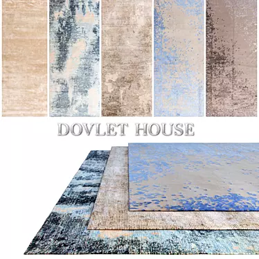 DOVLET HOUSE Carpets Set 3D model image 1 