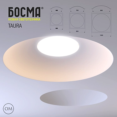 Taura Bosma - Unique Gypsum LED Light 3D model image 1 