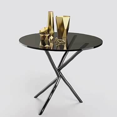 Sleek Ying Ying Table: Modern Design 3D model image 1 