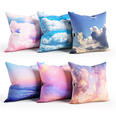 Cloud Comfort Pillow Set 3D model image 1 