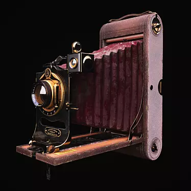 Vintage Camera: Capturing Memories 3D model image 1 