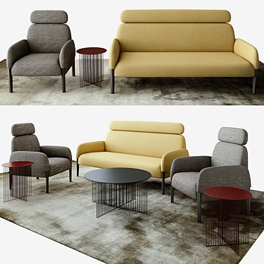LaCividina Join Sofa Set 3D model image 1 