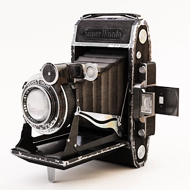 Vintage Zeiss Ikon Folding Camera: Super Ikonta 530/2 3D model image 1 