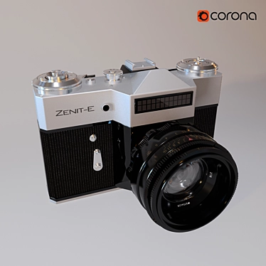 ZENIT-E: Soviet Mass Camera 3D model image 1 