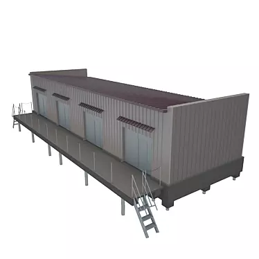 Rapid Cold Warehouse: Long-lasting & Modular 3D model image 1 