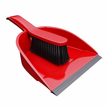 Essential Dustpan & Brush 3D model image 1 