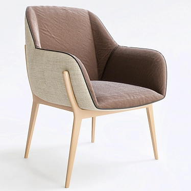 Cozy Nest Armchair 3D model image 1 