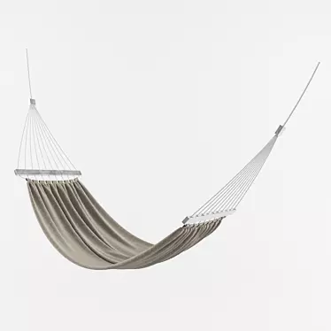 Cozy Outdoor Hammock 3D model image 1 