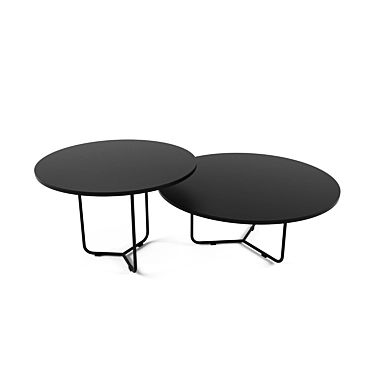 Elegant Eclipse Tables 3D model image 1 