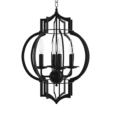 Title: Elegant Britop Bellona Pendant Chandelier 3D model image 1 