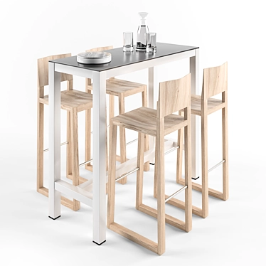 Table Gaber Banket and chairs Brera for a bar