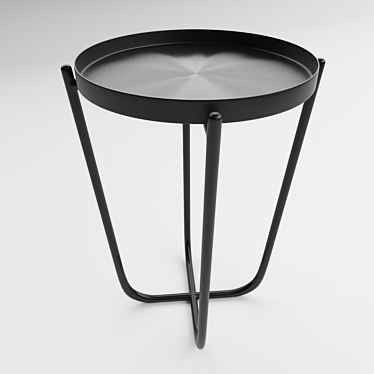 Modern Chroma Side Table 3D model image 1 