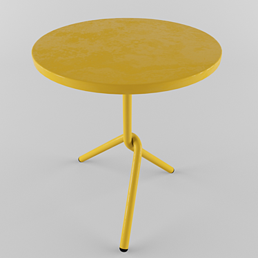 Sunny Yellow Table 3D model image 1 