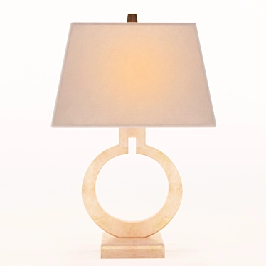 Modern Alabaster Table Lamp 3D model image 1 