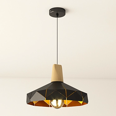 Scandinavian Style Pendant Light 3D model image 1 