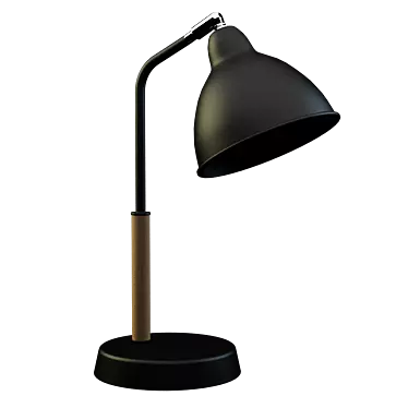 Modern Table Lamp: 38cm Height, 27cm Width 3D model image 1 