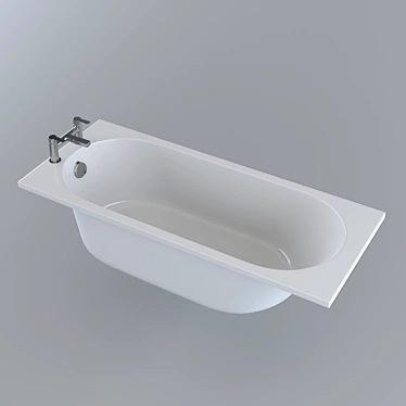 Smart Drainage Bath 3D model image 1 