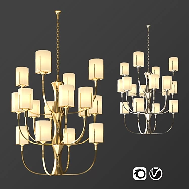 Luxury Gonzaga Chandelier | Scic 3D model image 1 