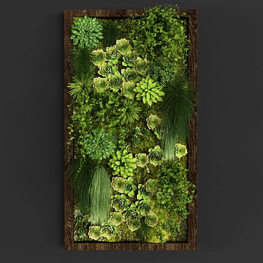 Vertical Green Wall Kit 3D model image 1 