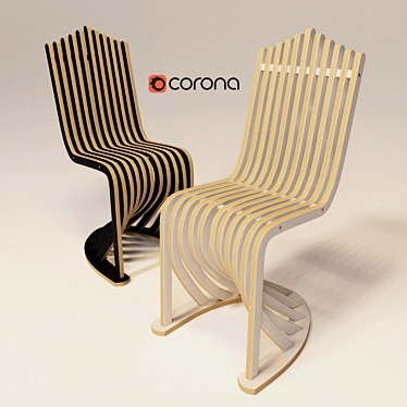 Designer Parametric Chair | TM Mimi 3D model image 1 