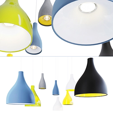 Exenia Willy LED Pendant Light 3D model image 1 