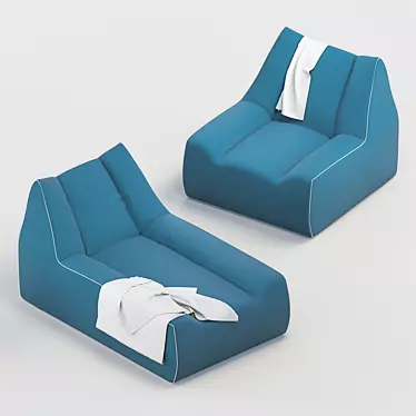 Laguna Marine Lounge Chair 3D model image 1 