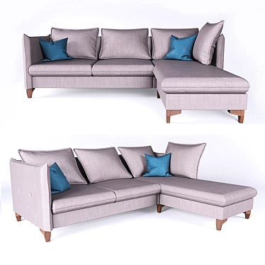 Modern Corner Sofa Osiris 3D model image 1 