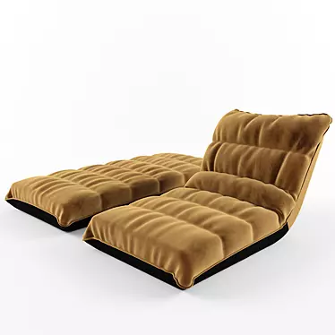 Ultimate Comfort Recliner Futon 3D model image 1 