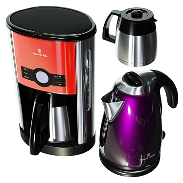 Russell Hobbs Cottage Duo: Coffee & Electric Kettle 3D model image 1 