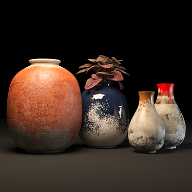 Elegant Vase - 2k Textures 3D model image 1 
