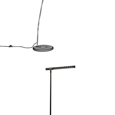 Mid-century Style Clint Floor Lamp 3D model image 1 