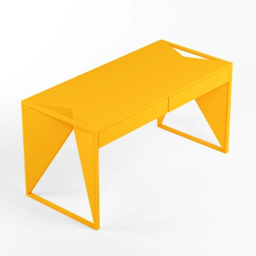 Elegant Foldable Origami Table 3D model image 1 