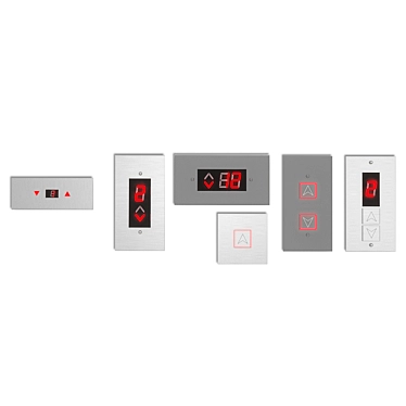 Efficient Elevator Control Panel 3D model image 1 