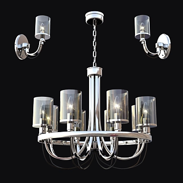 Chandelier Arte Lamp Ombra - Elegant Illumination for Your Space

Ombra Chandelier: Elegantly Illuminate Any Space 3D model image 1 