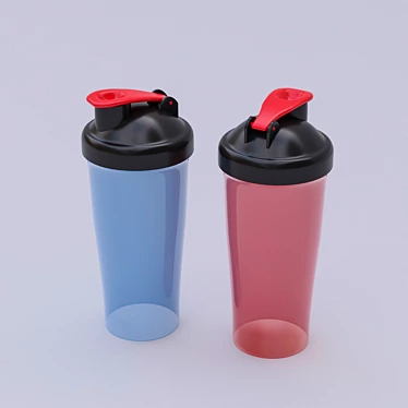 Gym Essential: Protein Shaker 3D model image 1 