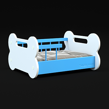 Puppy Love Cozy Pet Cot 3D model image 1 