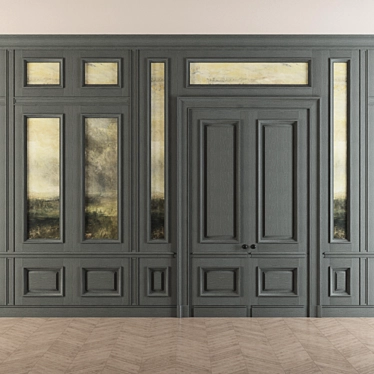 Versatile Wall Paneling for Modern Interiors 3D model image 1 