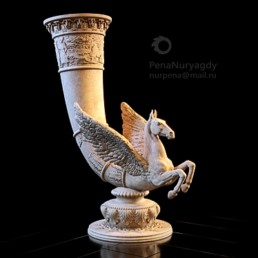 Ahaltekin Horse Rite Pitcher 3D model image 1 