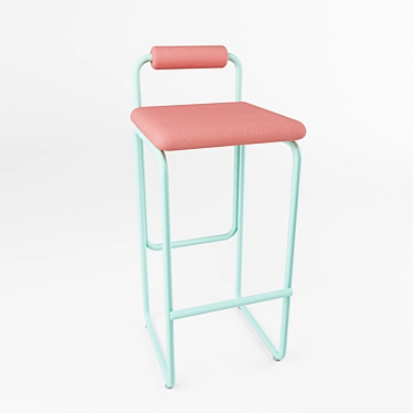 Elegant Flamingo Chair 3D model image 1 