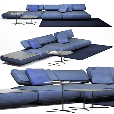 Agio Sofa Set by Paola Lenti 3D model image 1 