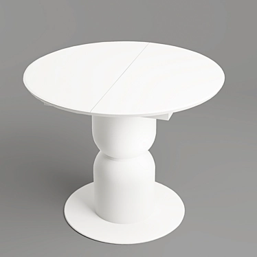 Sleek Capsule Table: Modern Design & Functionality 3D model image 1 