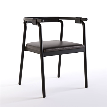 Elegant Rivulet Chair 3D model image 1 