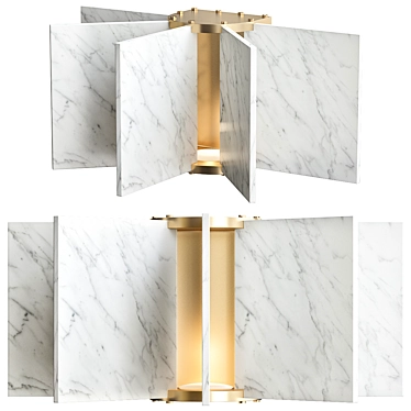  Modern Ray Sconce: Baker's Timeless Design 3D model image 1 