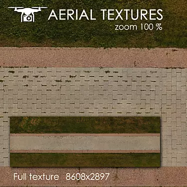 Aerial Sidewalk Texture 3D model image 1 