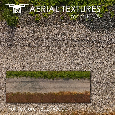 Title: Airbrushed Gravel Texture 3D model image 1 