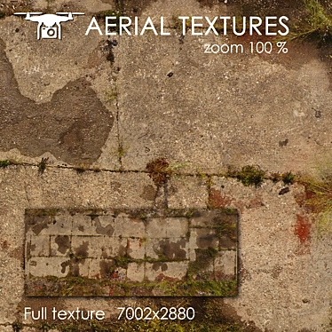 Aerial Texture: Old Playground 98 3D model image 1 