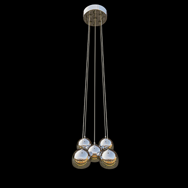 Elegant Poland Chandelier 3D model image 1 