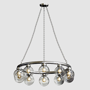 Elegant Katie Chandelier: A Stunning Illumination 3D model image 1 