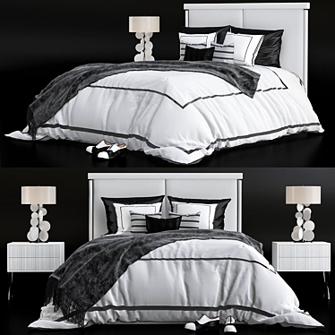 Cozy Dreams Bedding Set 3D model image 1 